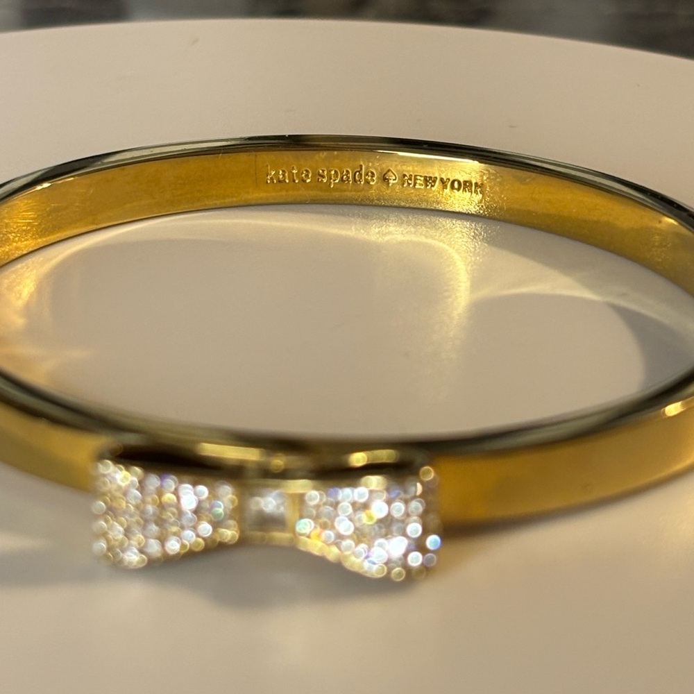Kate Spade “Ready Set Bow” Gold-tone Bracelet - Picture 2 of 3